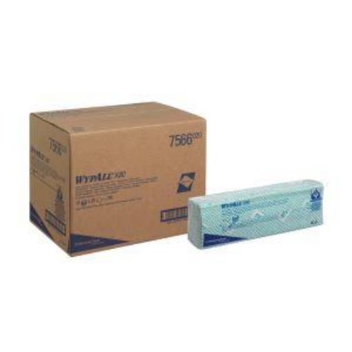 Picture of 7566 Wypall® X80 Interfold Wipes 10x25 - Green