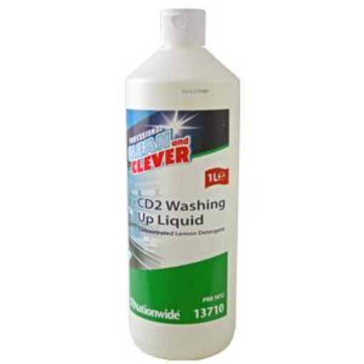 Picture of Clean & Clever CD2 Conc Washing Up Liquid Lemon