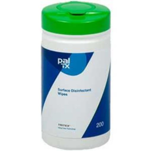 Picture of PalTX Probe Surface Disinfectant Wipes - tub of 200