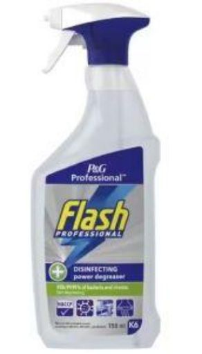 Picture of 6x750ml Flash Kitchen Disinfecting Power Degreaser K6