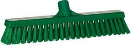 Picture of 41cm/ 16"  Vikan Platform Soft/Hard  Broom - Green