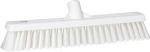 Picture of 41cm/ 16"  Vikan Platform Soft/Hard  Broom - White