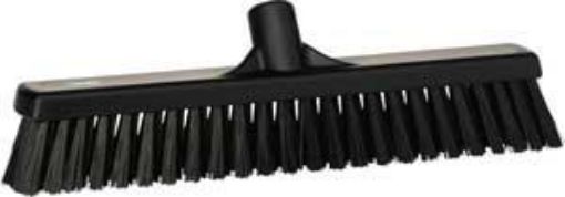 Picture of 41cm/ 16"  Vikan Platform Soft/Hard  Broom - Black