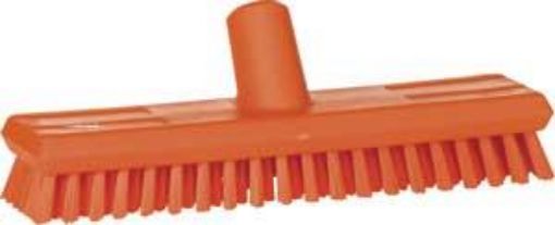 Picture of 27cm/ 11" Vikan Deck Scrub Waterfed Stiff - Orange