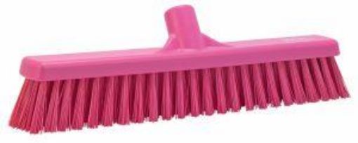 Picture of 41cm/ 16"  Vikan Platform Soft/Hard  Broom - Pink