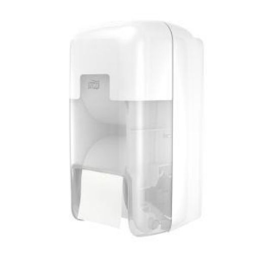 Picture of Tork OptiServe Coreless 2-Roll Toilet Paper Dispenser - White 