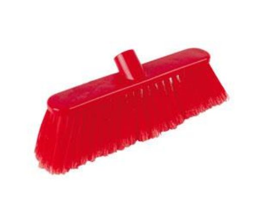 Picture of * 30cm/ 12" Deluxe Brush Head Stiff - Red