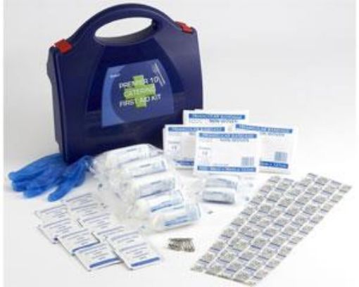 Picture of HSE First Aid Kit Catering 1-10 Person Blue Case