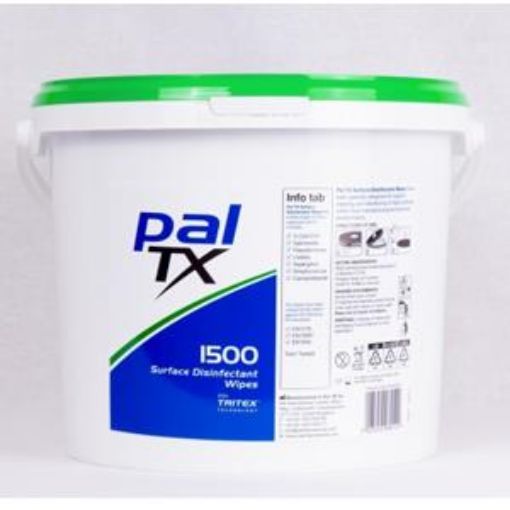 Picture of PAL TX Surface Disinfectant Wipes - tub of 1500