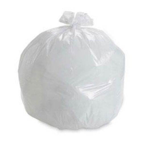Picture of x875 Sansafe Fembin Liner 30lt - White (35x25 Rolls) - 615x590mm