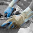 Picture of 30cm Taskmaster Latex Gauntlet / Cotton Liner - Blue XLarge