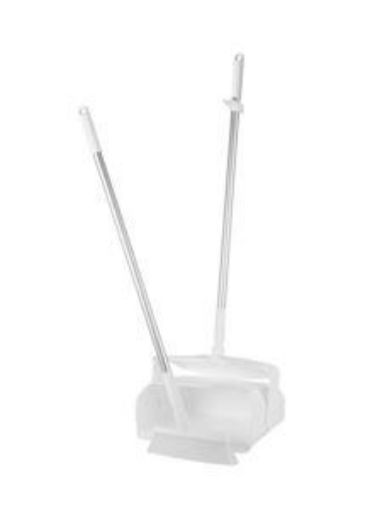 Picture of Vikan 35cm Lobby Dustpan & Broom Medium - White