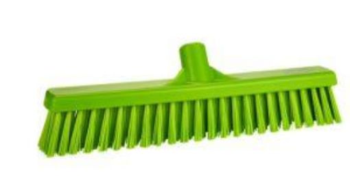 Picture of 41cm/ 16"  Vikan Platform Soft/Hard  Broom - Lime