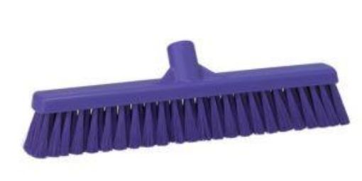 Picture of 41cm/ 16"  Vikan Platform Soft/Hard  Broom - Purple
