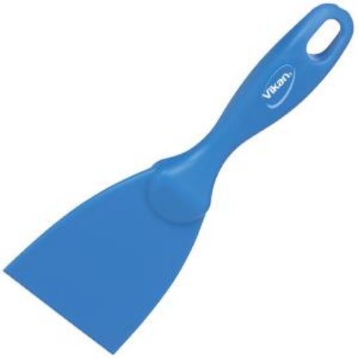 Picture of 75mm/ 3" Vikan Polypropylene Hand Scraper - Blue 