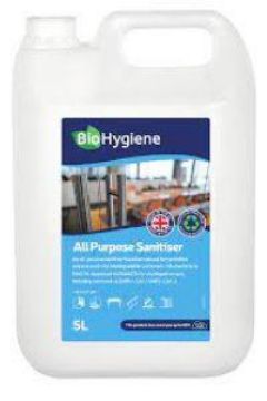 Show details for 2x5lt BioHygiene All Purpose Sanitiser Conc. Fragranced 1:100 Picture of 2x5lt BioHygiene All Purpose Sanitiser Conc. Fragranced 1:100