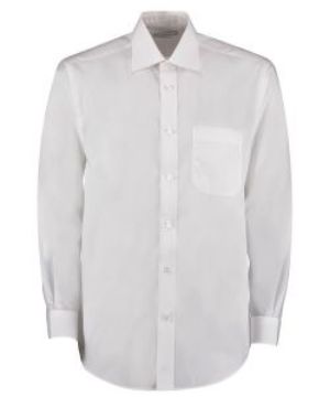 Show details for Kustom Kit Corporate Oxford Shirt Long Sleeve - White Picture of Kustom Kit Corporate Oxford Shirt Long Sleeve - White