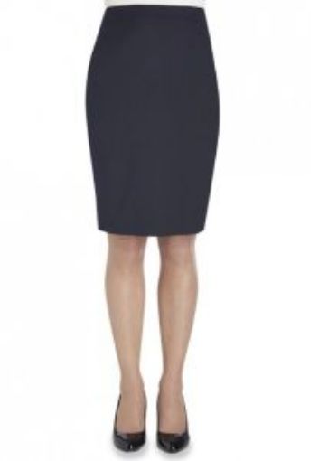 Picture of Wyndham Straight Suit Skirt Regular - Navy