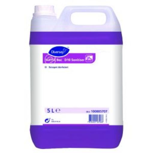 Picture of 2x5lt D10 Suma Bac Sanitiser Detergent Disinfectant Conc.