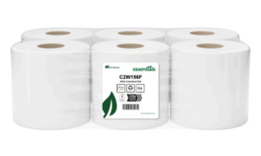 Picture of Essentials 2ply C/Feed 6x150m - White