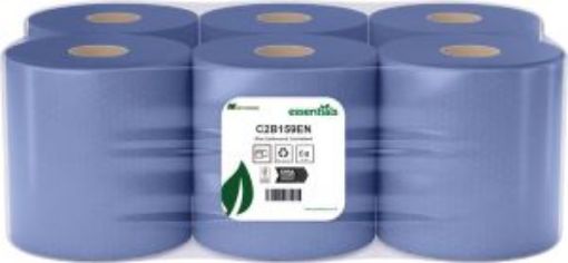 Picture of Essentials 2ply Embossed C/Feed 6x150m - Blue 