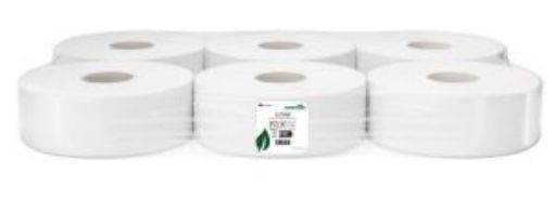 Picture of Essentials 2ply Jumbo Toilet Roll 3" 6x300m