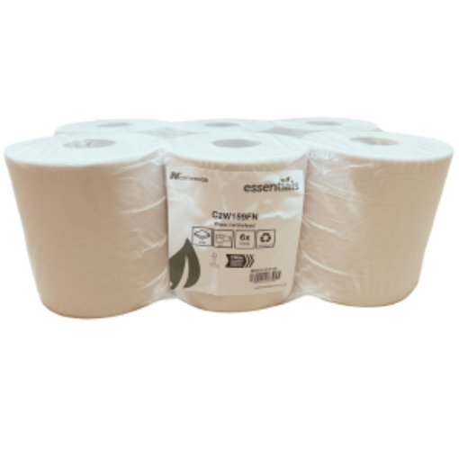 Picture of Essentials 2ply C/Feed 6x150m - White