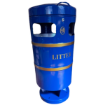 Picture of 94lt Knight Closed Top Litter Bin - Blue