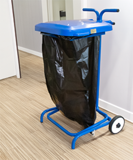 Picture of STIK Semi Mobile Sack Holder - Blue