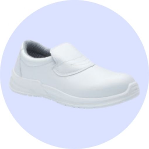 Picture of Blackrock Slip On Hygiene Safety Shoe - White