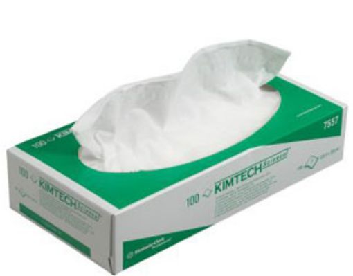 Picture of 7557 Kimtech® Science Precision Wipes 24x100 2ply - White 