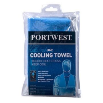 Show details for Cooling Relief Towel - Blue  Picture of Cooling Relief Towel - Blue