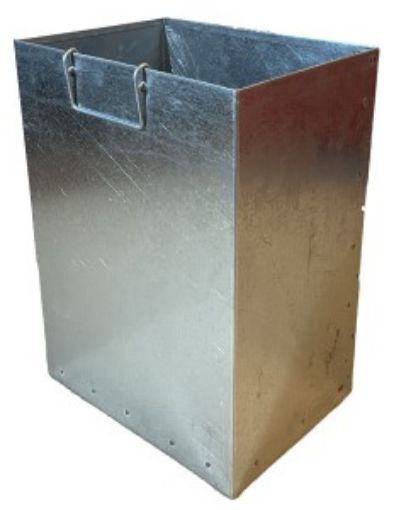 Picture of 40lt Galvanised Liner for Valley Post or Wall Mounted Litter Bin