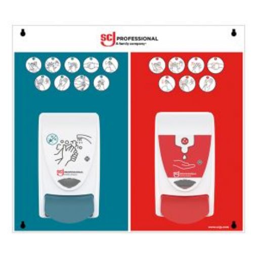 Picture of 2-Step Wash/Sanitise Skin Hygiene Centre 1lt - 1xAntibac,1x Sanitise Dispensers