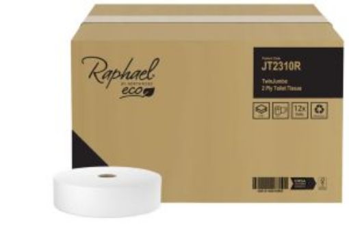 Picture of Raphael Twin Jumbo 2ply Toilet Rolls12x310m