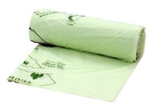 Picture of 240lt Green Compostable Compactor Sacks on Roll