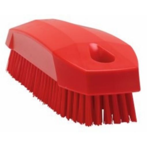 Picture of 13cm Vikan Nail Brush - Red