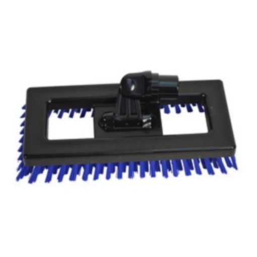 Picture of 24cm Swivel Deck Scrub Interchange - Blue Bristles