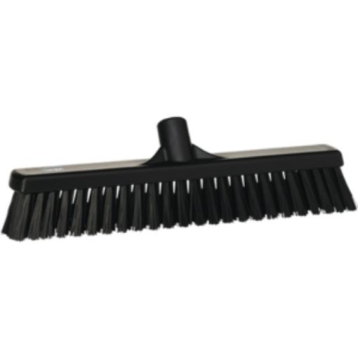 Picture of 41cm/ 16"  Vikan Platform Soft/Hard  Broom - Black