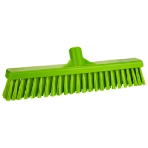 Picture of 41cm/ 16"  Vikan Platform Soft/Hard  Broom - Lime