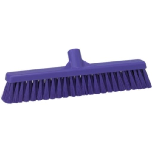 Picture of 41cm/ 16"  Vikan Platform Soft/Hard  Broom - Purple