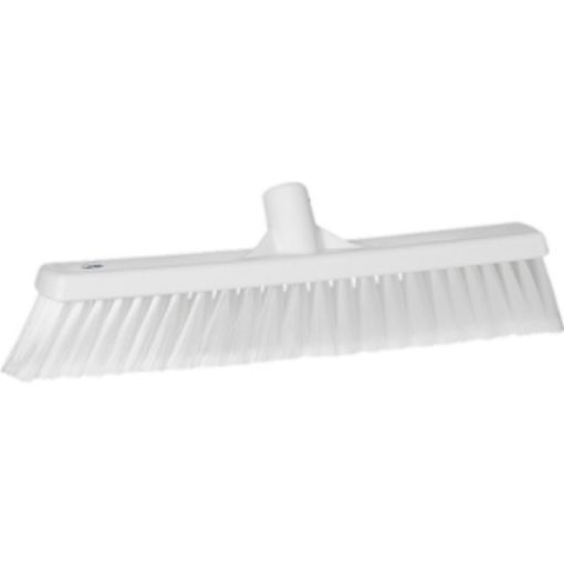 Picture of 41cm/ 16"  Vikan Platform Soft/Split Broom - White