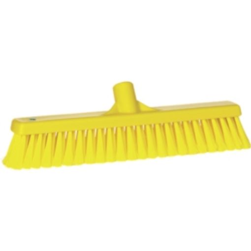 Picture of 41cm/ 16"  Vikan Platform Soft/Split Broom - Yellow