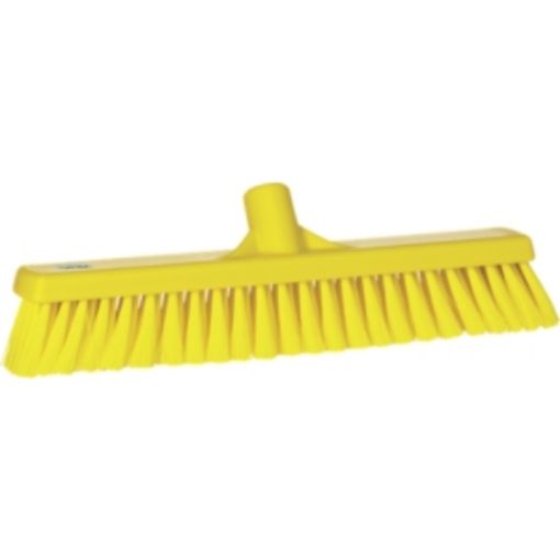 Picture of 41cm/ 16" Vikan Soft Platform Brush - Yellow