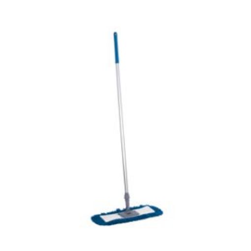 Picture of 40cm/ 16" Synthetic Floor Duster Complete - Blue 