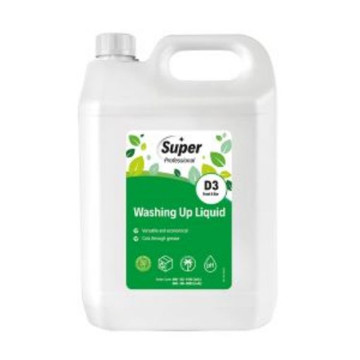 Picture of Super D3 Green Washing Up Liquid