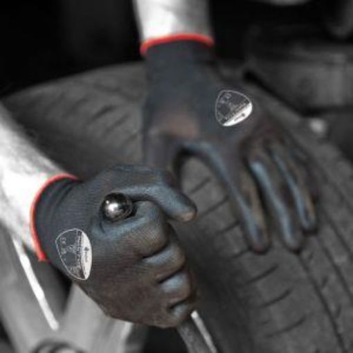 Picture of Matrix P Grip PU Palm Coated Glove - Black