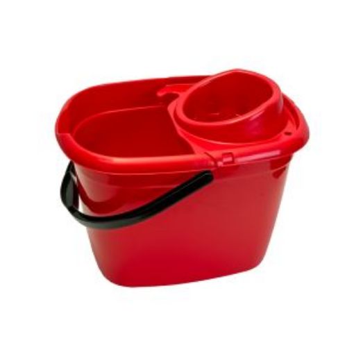 Picture of 14lt Great British Mop Bucket & Wringer - Red
