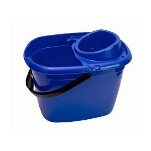 Picture of 14lt Great British Mop Bucket & Wringer - Blue