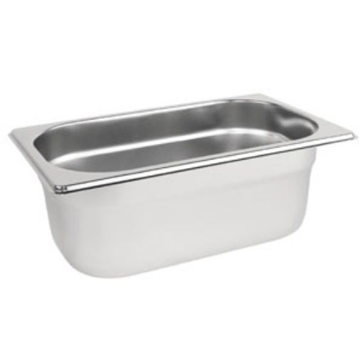 Picture of Vogue 1/4 Gastronorm Container 100mm - Stainless Steel 